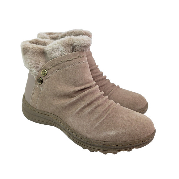 Baretraps Womens Size 9 Beige Alick Cold Weather Zip Up Winter Snow Boots - Picture 1 of 15